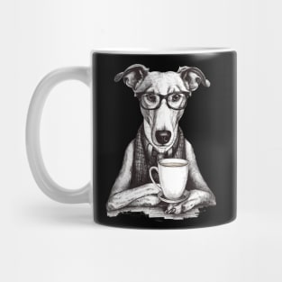 greyhound and coffe Mug